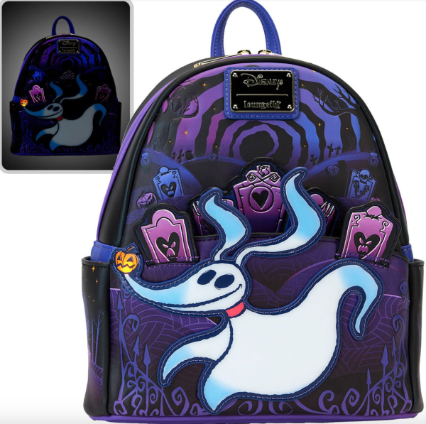 Loungefly Mini Backpack: Disney- NBC Zero & Jack Light Up